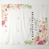 Allenjoy Bridal Shower Party Decoration Fabric Backdrop