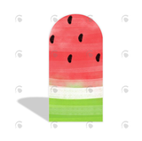 Allenjoy Watermelon Theme Happy Birthday Party Arch Backdrop Wall Cloth Cover