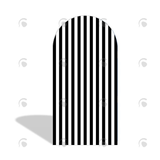 Allenjoy Black White Stripes Point Theme Birthday Party Arch Backdrop Wall Cloth Cover