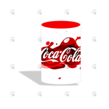 Allenjoy Coca Cola Birthday Party Decoration Round Circle Backdrop Cover Plinth Cylinder Pedestal Cover