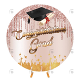 Allenjoy Graduation Decoration Round Cover