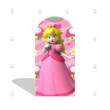 Allenjoy Supper Mario Princess Happy Birthday Party Arch Backdrop Wall Cloth Cover