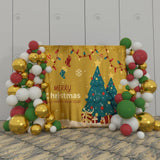 Allenjoy Merry Christmas Decoration Fabric Backdrop