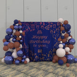 Allenjoy Happy Birthday Party Decoration Fabric Backdrop