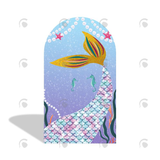 Allenjoy Mermaid Happy Birthday Party Arch Backdrop Wall Cloth Cover