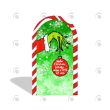 Allenjoy Grinch Cartoon Happy Birthday Party Arch Backdrop Wall Cloth Cover