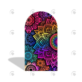 Allenjoy Mandala Arch Backdrop Wall Cloth Cover