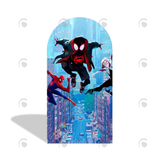 Allenjoy Spiderman Theme Birthday Party Arch Backdrop Wall Cloth Cover