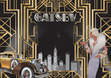 Great Gatsby Themed Backdrop