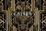 The Great Gatsby Party Backdrop