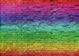 Colorful Brick Wall Backdrop