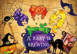 Allenjoy A Baby Is Brewing Photography Backdrop Gbsx-00217