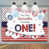 Allenjoy 1St Birthday Backdrop Girls Independence Day Background