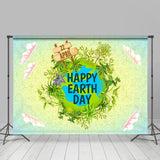 Allenjoy 22 April Green Lush Plants Happy Earth Day Backdrop