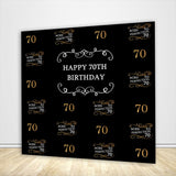 Allenjoy 40-70Th Birthday Theme Party Backdrop