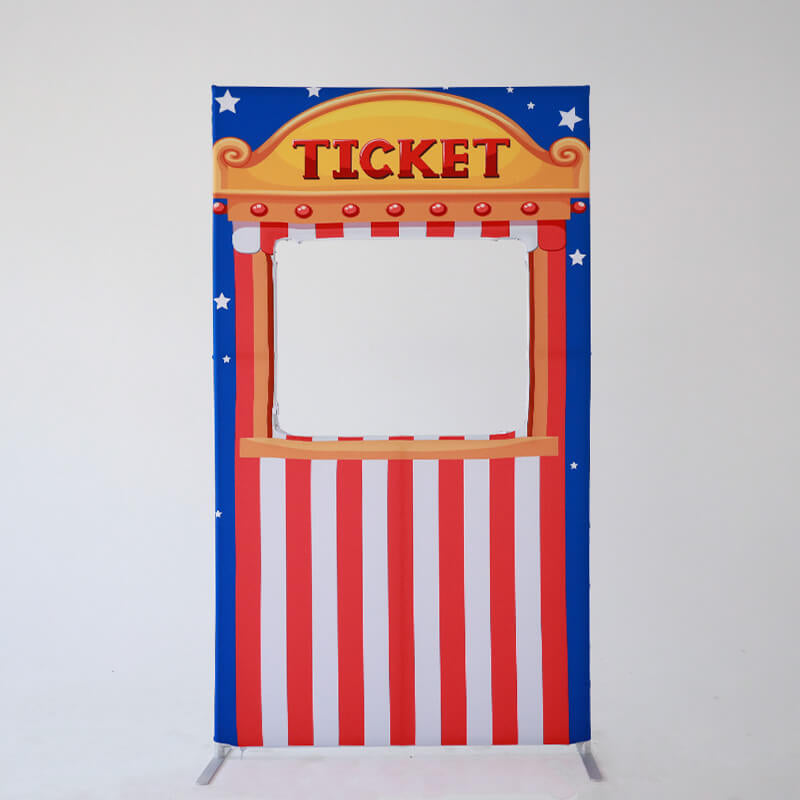 Allenjoy 4X7FT Hollow Collapsible Panel Party Photo Booth Backdrop Stand