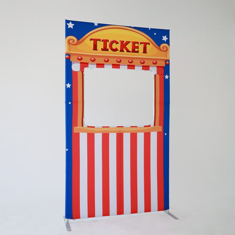 Allenjoy 4X7FT Hollow Collapsible Panel Party Photo Booth Backdrop Stand