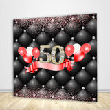 Allenjoy 50Th Birthday Backdrop Rose Gold