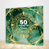 Allenjoy 50 Shades Of Green Birthday Backdrop