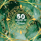 Allenjoy 50 Shades Of Green Birthday Backdrop