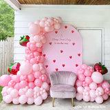 Allenjoy 5X7.5FT Chiara Arched Backdrop Custom Arched Wall Backdrop Cover For Party Decoration
