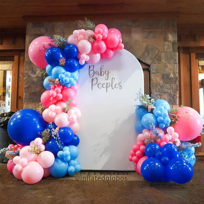 Allenjoy 5X7.5FT Chiara Arched Backdrop Custom Arched Wall Backdrop Cover For Party Decoration