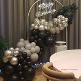 Allenjoy 5X7.5FT Chiara Arched Backdrop Custom Arched Wall Backdrop Cover For Party Decoration