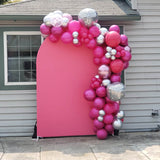 Allenjoy 5X7.5FT Chiara Arched Backdrop Custom Arched Wall Backdrop Cover For Party Decoration