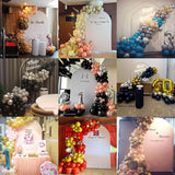 Allenjoy 5X7.5FT Chiara Arched Backdrop Custom Arched Wall Backdrop Cover For Party Decoration
