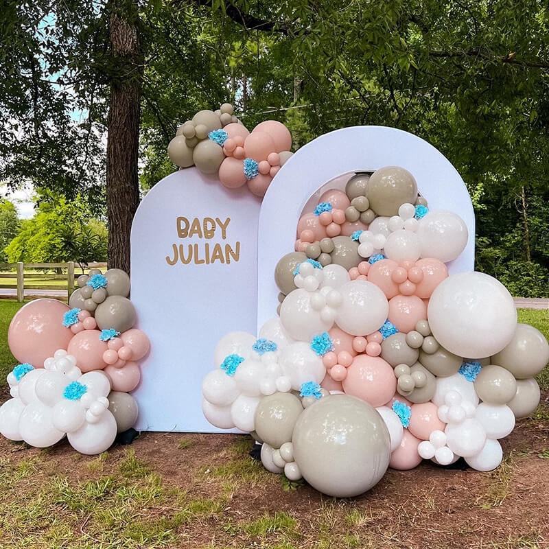 Allenjoy 5X7.5FT Open Wall With Backdrop Cover For Party Decoration