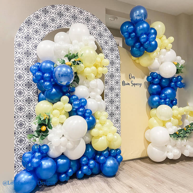 Allenjoy 5X7.5FT Open Wall With Backdrop Cover For Party Decoration