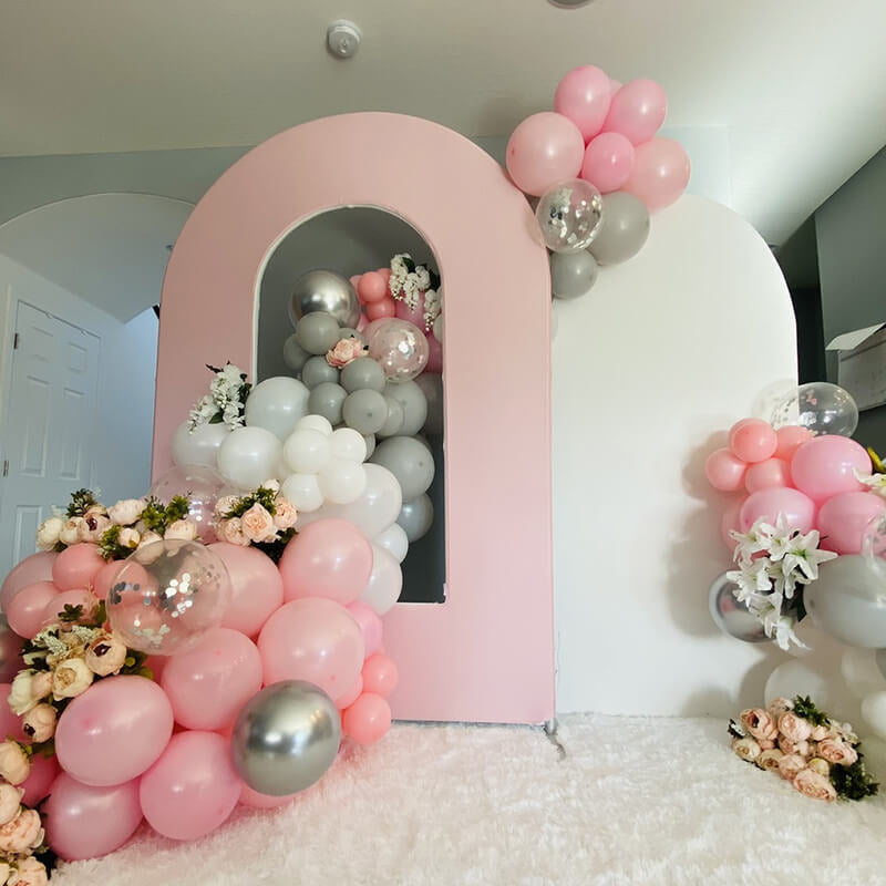 Allenjoy 5X7.5FT Open Wall With Backdrop Cover For Party Decoration