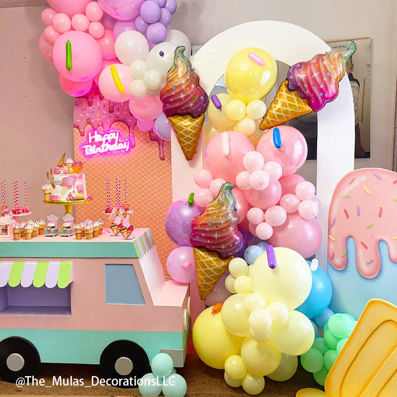 Allenjoy 5x7.5ft Open Arch With Cover For Party Decoration
