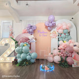 Allenjoy 5x7.5ft Open Arch With Cover For Party Decoration
