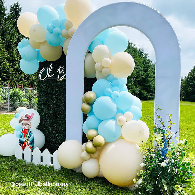 Allenjoy 5x7.5ft Open Arch With Cover For Party Decoration