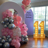Allenjoy 5x7.5ft Open Arch With Cover For Party Decoration