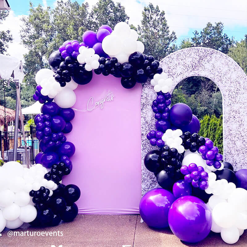 Allenjoy 5x7.5ft Open Arch With Cover For Party Decoration
