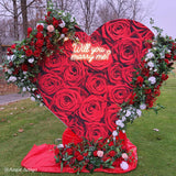 Allenjoy 6.5FT Heart Shape Stand