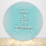 Allenjoy 60Th Birthday Party Round Backdrop Cover