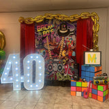 Allenjoy 80S Hip Hop Graffiti Theme Party Custom Backdrop