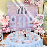 Allenjoy 8X7.5FT Double-Sided Tension Fabric Pillow Backdrop Cover And Stand