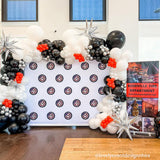 Allenjoy 8X7.5FT Double-Sided Tension Fabric Pillow Backdrop Cover And Stand