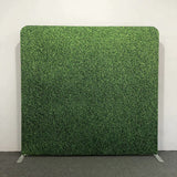 Allenjoy 8X7.5FT Double-Sided Tension Fabric Pillow Backdrop Cover And Stand