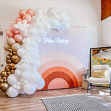 Allenjoy 8X7.5FT Double-Sided Tension Fabric Pillow Backdrop Cover And Stand
