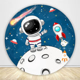 Allenjoy Astronaut Birthday Backdrop