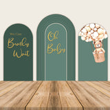 Allenjoy Bear Baby Shower Arch Walls Backdrop