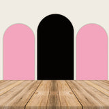 Allenjoy Black Pink Arch Wall Covers Birthday Party Decoration