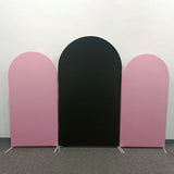 Allenjoy Black Pink Arch Wall Covers Birthday Party Decoration