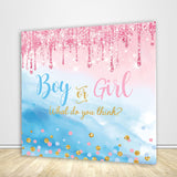 Allenjoy Boy Or Girl Gender Reveal Backdrop