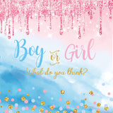 Allenjoy Boy Or Girl Gender Reveal Backdrop